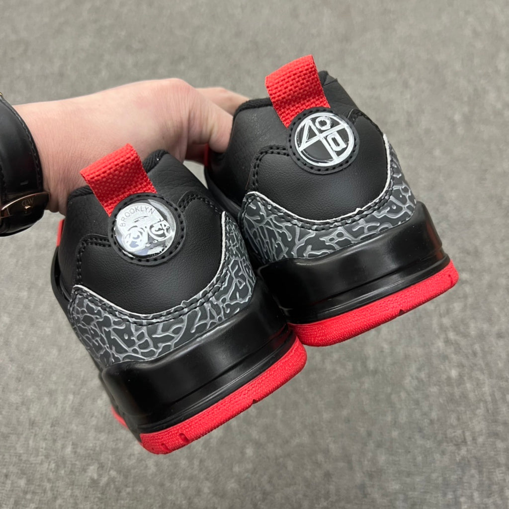 Air Jordan Spizike Low Black/Red Sneakers
